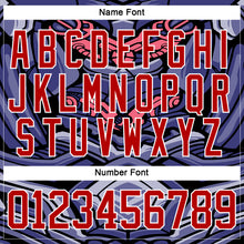 Load image into Gallery viewer, Custom Royal Red Pink Black-White 3D Pattern Cyber Mecha E-sport Hockey Jersey