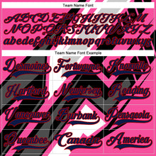 Load image into Gallery viewer, Custom Pink Navy Black Gray Red-White 3D Pattern Cyber Mecha E-sport Hockey Jersey