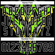 Load image into Gallery viewer, Custom Gold Black Green Gray-White 3D Pattern Cyber Mecha E-sport Hockey Jersey