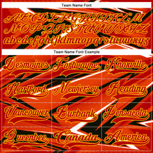 Charger l'image dans la galerie, Custom Red Navy Yellow-White 3D Pattern Cyber Mecha E-sport Hockey Jersey