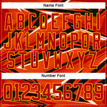 Charger l'image dans la galerie, Custom Red Navy Yellow-White 3D Pattern Cyber Mecha E-sport Hockey Jersey