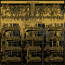 Charger l'image dans la galerie, Custom Black Old Gold Steel Gray-White 3D Pattern Dripping Splatter Hockey Lace Neck Jersey