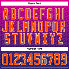 Load image into Gallery viewer, Custom Hot Pink Orange Purple Yellow-Cream 3D Pattern Abstract Gradient Halftone Hockey Lace Neck Jersey