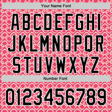 Загрузить изображение в средство просмотра галереи, Custom Neon Pink Black-White Valentine's Day Love Heart Authentic Baseball Jersey