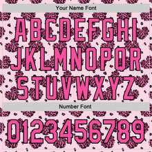 Charger l'image dans la galerie, Custom Pink Black Valentine's Day Love Heart Authentic Baseball Jersey