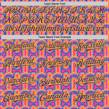 Загрузить изображение в средство просмотра галереи, Custom Pink Purple-Yellow Valentine's Day Line Authentic Baseball Jersey