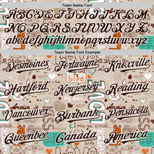 Загрузить изображение в средство просмотра галереи, Custom Gray Brown-White Valentine's Day Love Authentic Baseball Jersey