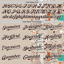 Загрузить изображение в средство просмотра галереи, Custom Gray Brown-White Valentine's Day Love Authentic Baseball Jersey