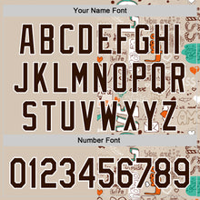 Загрузить изображение в средство просмотра галереи, Custom Gray Brown-White Valentine's Day Love Authentic Baseball Jersey