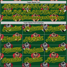 Загрузить изображение в средство просмотра галереи, Custom Green Yellow Valentine's Day Love Heart Authentic Baseball Jersey