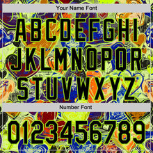 Загрузить изображение в средство просмотра галереи, Custom Black Neon Green Valentine's Day Love Heart Authentic Baseball Jersey