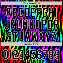 Загрузить изображение в средство просмотра галереи, Custom Black White Valentine's Day Striped Pride Month Love Is Love Authentic Baseball Jersey