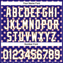 Load image into Gallery viewer, Custom Stitched Dark Purple White-Old Gold 3D Pattern Design Baseball Game Day Baltimore Inspired Sports Pullover Sweatshirt Hoodie