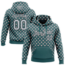 Laden Sie das Bild in den Galerie-Viewer, Custom Stitched Midnight Green Silver-Black 3D Pattern Design Baseball Game Day Philadelphia Inspired Sports Pullover Sweatshirt Hoodie