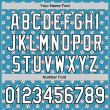 Laden Sie das Bild in den Galerie-Viewer, Custom Stitched Panther Blue White-Black 3D Pattern Design Baseball Game Day Carolina Inspired Sports Pullover Sweatshirt Hoodie