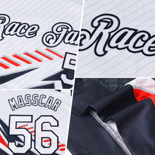 Load image into Gallery viewer, Custom Stitched White Red-Navy 3D Pattern Design Baseball Game Day Houston Inspired Sports Pullover Sweatshirt Hoodie