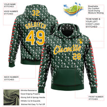Laden Sie das Bild in den Galerie-Viewer, Custom Stitched Green Gold Red-White 3D Pattern Design Baseball Game Day Green Bay Inspired Sports Pullover Sweatshirt Hoodie