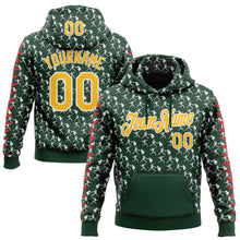 Laden Sie das Bild in den Galerie-Viewer, Custom Stitched Green Gold Red-White 3D Pattern Design Baseball Game Day Green Bay Inspired Sports Pullover Sweatshirt Hoodie