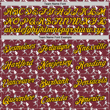 Загрузить изображение в средство просмотра галереи, Custom Stitched Burgundy Gold Red Black-White 3D Pattern Design Baseball Game Day Washington Inspired Sports Pullover Sweatshirt Hoodie