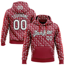 Загрузить изображение в средство просмотра галереи, Custom Stitched Cardinal White Red-Black 3D Pattern Design Baseball Game Day Arizona Inspired Sports Pullover Sweatshirt Hoodie