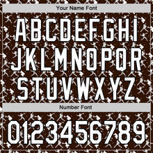 Load image into Gallery viewer, Custom Stitched Brown White Red-Black 3D Pattern Design Baseball Game Day Cleveland Inspired Sports Pullover Sweatshirt Hoodie