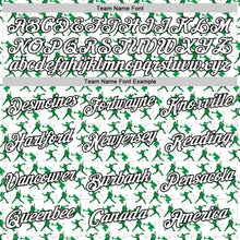 Load image into Gallery viewer, Custom Stitched White Kelly Green Red-Black 3D Pattern Design Baseball Game Day New York Inspired Sports Pullover Sweatshirt Hoodie