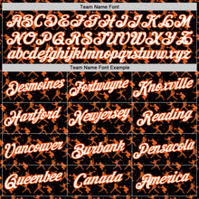 Load image into Gallery viewer, Custom Stitched Black White Orange-Red 3D Pattern Design Baseball Game Day Cincinnati Inspired Sports Pullover Sweatshirt Hoodie