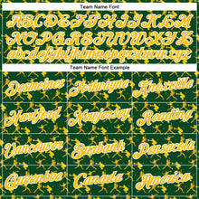 Load image into Gallery viewer, Custom Stitched Green Gold Red-White 3D Pattern Design Baseball Game Day Green Bay Inspired Sports Pullover Sweatshirt Hoodie