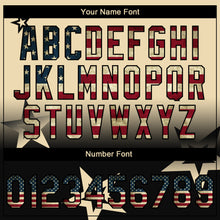 Загрузить изображение в средство просмотра галереи, Custom Stitched Cream Vintage USA Flag-Black 3D Gradient Style Twinkle Star Sports Pullover Sweatshirt Hoodie