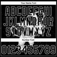 Load image into Gallery viewer, Custom Stitched Black White 3D Pattern Design Astronaut Sports Pullover Sweatshirt Hoodie