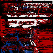 Load image into Gallery viewer, Custom Stitched Graffiti Pattern Black-Red 3D Abstract Splatter Sports Pullover Sweatshirt Hoodie