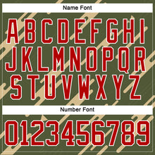 Charger l'image dans la galerie, Custom Olive Red Vegas Gold-White 3D Pattern Design Foodie Funny Hot Sauce Chili Hockey Lace Neck Jersey