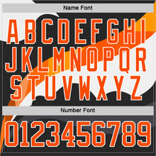 Charger l'image dans la galerie, Custom Black Orange-White 3D Pattern Design Foodie Funny Cola Hockey Lace Neck Jersey