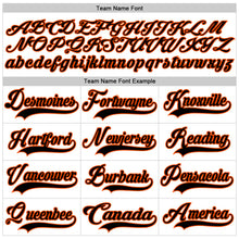 Laden Sie das Bild in den Galerie-Viewer, Custom White Black Gray-Orange 3D Abstract Pattern Graphic Cyber Mecha E-sport Hockey Lace Neck Jersey