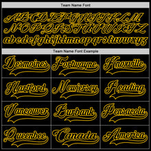 Load image into Gallery viewer, Custom Black Red Gray Orange-Yellow 3D Abstract Pattern Graphic Cyber Mecha E-sport Hockey Lace Neck Jersey