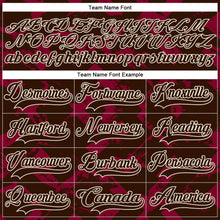 Загрузить изображение в средство просмотра галереи, Custom Brown Red-Cream 3D Pattern Tribal Indigenous Grunge Splash Hockey Lace Neck Jersey