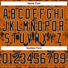 Загрузить изображение в средство просмотра галереи, Custom Texas Orange Brown-Cream 3D Pattern Tribal Indigenous Grunge Splash Hockey Lace Neck Jersey