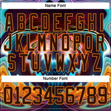 Загрузить изображение в средство просмотра галереи, Custom Brown Bay Orange Red-Blue 3D Pattern Trippy Psychedelic Fluid Hockey Lace Neck Jersey