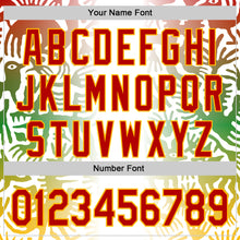 Charger l'image dans la galerie, Custom White Red Green-Gold 3D Pattern Design Black History Month Africa Tribal Authentic Baseball Jersey