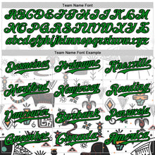 Laden Sie das Bild in den Galerie-Viewer, Custom White Grass Green Red Yellow-Black 3D Pattern Design Black History Month Africa Tribal Authentic Baseball Jersey