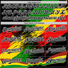 Загрузить изображение в средство просмотра галереи, Custom Black Green Yellow Red-White 3D Pattern Design Black History Month Africa Tribal Authentic Baseball Jersey