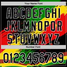 Загрузить изображение в средство просмотра галереи, Custom Black Green Yellow Red-White 3D Pattern Design Black History Month Africa Tribal Authentic Baseball Jersey