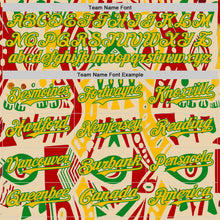 Charger l'image dans la galerie, Custom City Cream Gold Red-Grass Green 3D Pattern Design Black History Month Africa Tribal Authentic Baseball Jersey