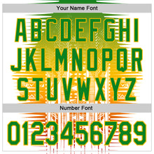 Laden Sie das Bild in den Galerie-Viewer, Custom White Grass Green Gold Red-Black 3D Pattern Design Black History Month Africa Tribal Authentic Baseball Jersey