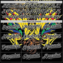 Load image into Gallery viewer, Custom Black Yellow Red Green-White 3D Pattern Design Black History Month Africa Tribal Authentic Baseball Jersey