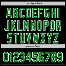 Load image into Gallery viewer, Custom Black Grass Green Red Yellow-White 3D Pattern Design Black History Month African Ethnicity Style Authentic Baseball Jersey