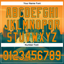 Charger l'image dans la galerie, Custom Yellow Bay Orange-Kelly Green Chicago Illinois Millennium Park Cloud Gate The Bean Landmark City Symbol Authentic Baseball Jersey