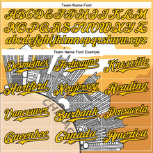 Загрузить изображение в средство просмотра галереи, Custom Yellow Black-White Chicago Illinois Cityscape Landmark City Symbol Authentic Baseball Jersey