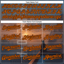 Charger l'image dans la galerie, Custom Gray Texas Orange-Brown Minnesota Sunset Cityscape Vikings City Symbol Authentic Baseball Jersey