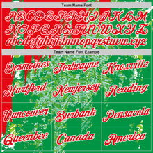 Charger l'image dans la galerie, Custom Kelly Green Fire Red-White Mexico Performance T-Shirt